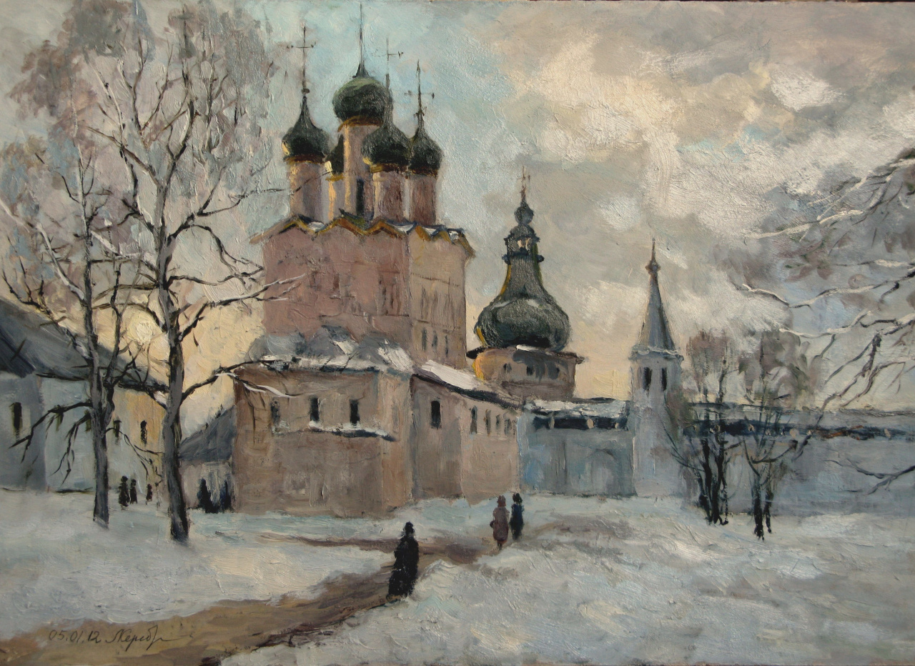 Картина В Ростовском кремле