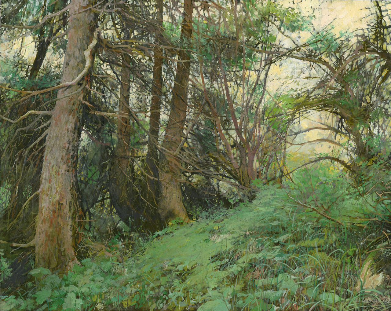 Картина лес