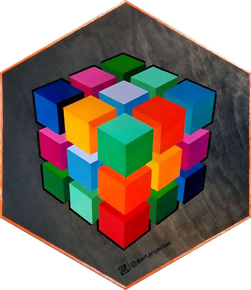 Картина 3Д-картина "Кубизм"