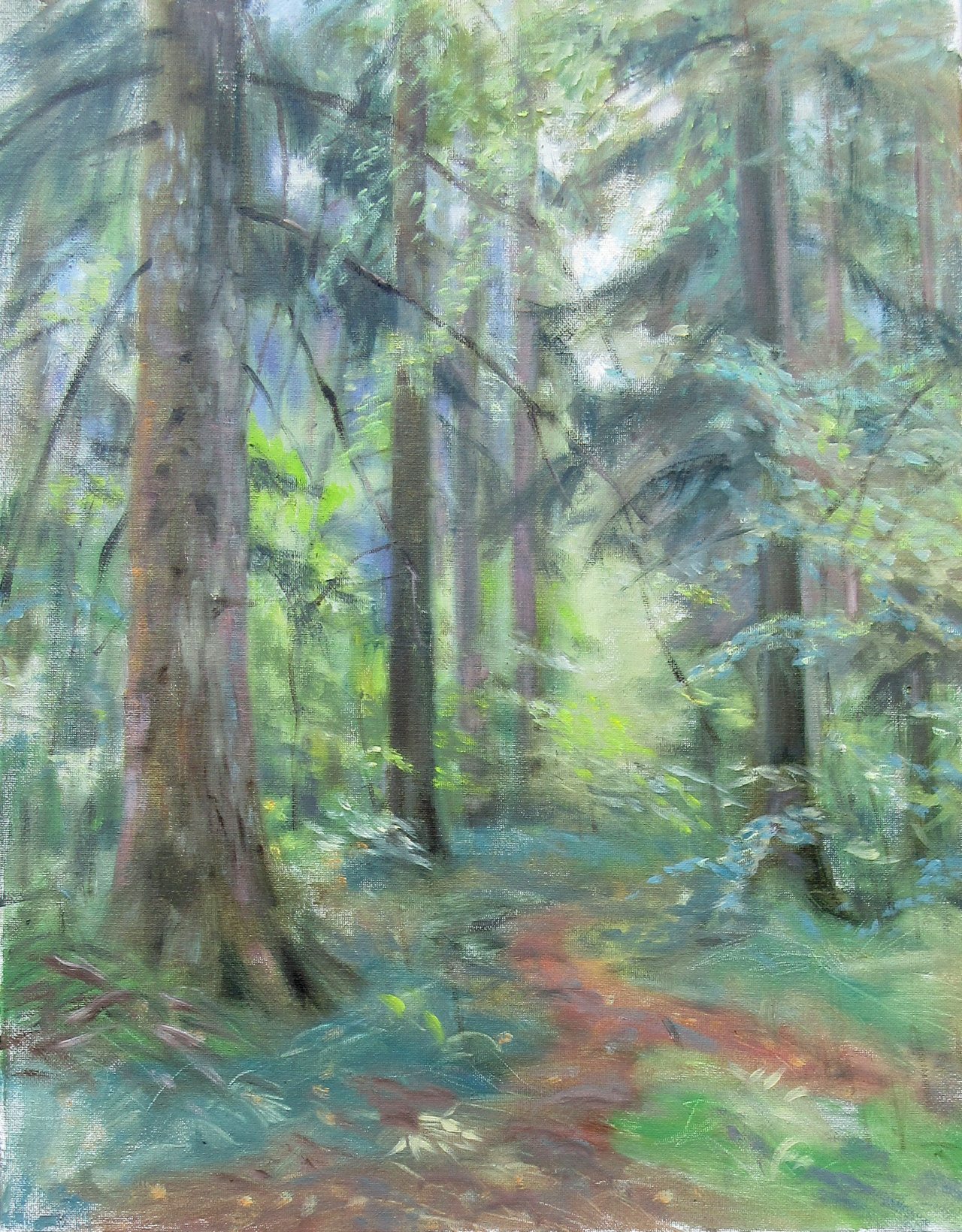 Картина Тропинка в лесу