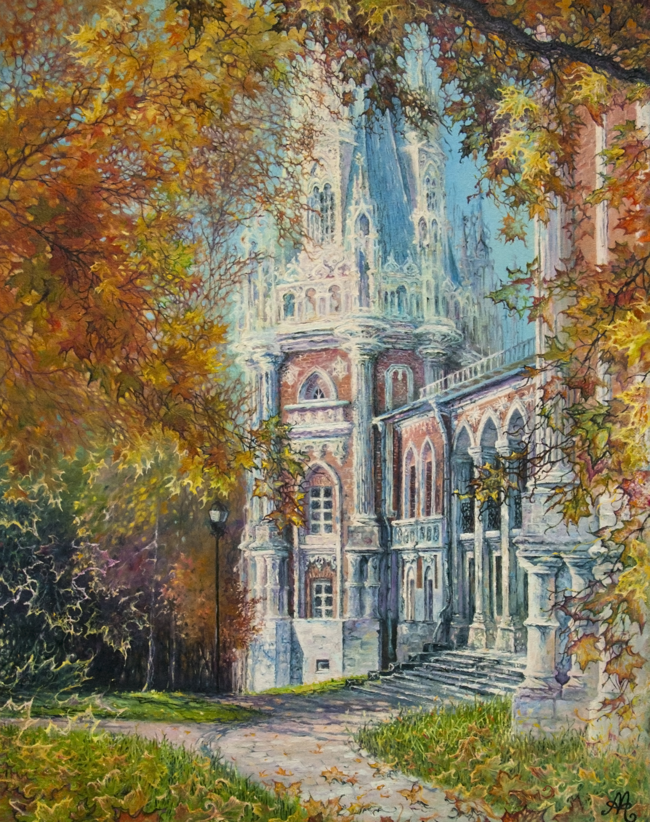 Картина Осень в Царицыно