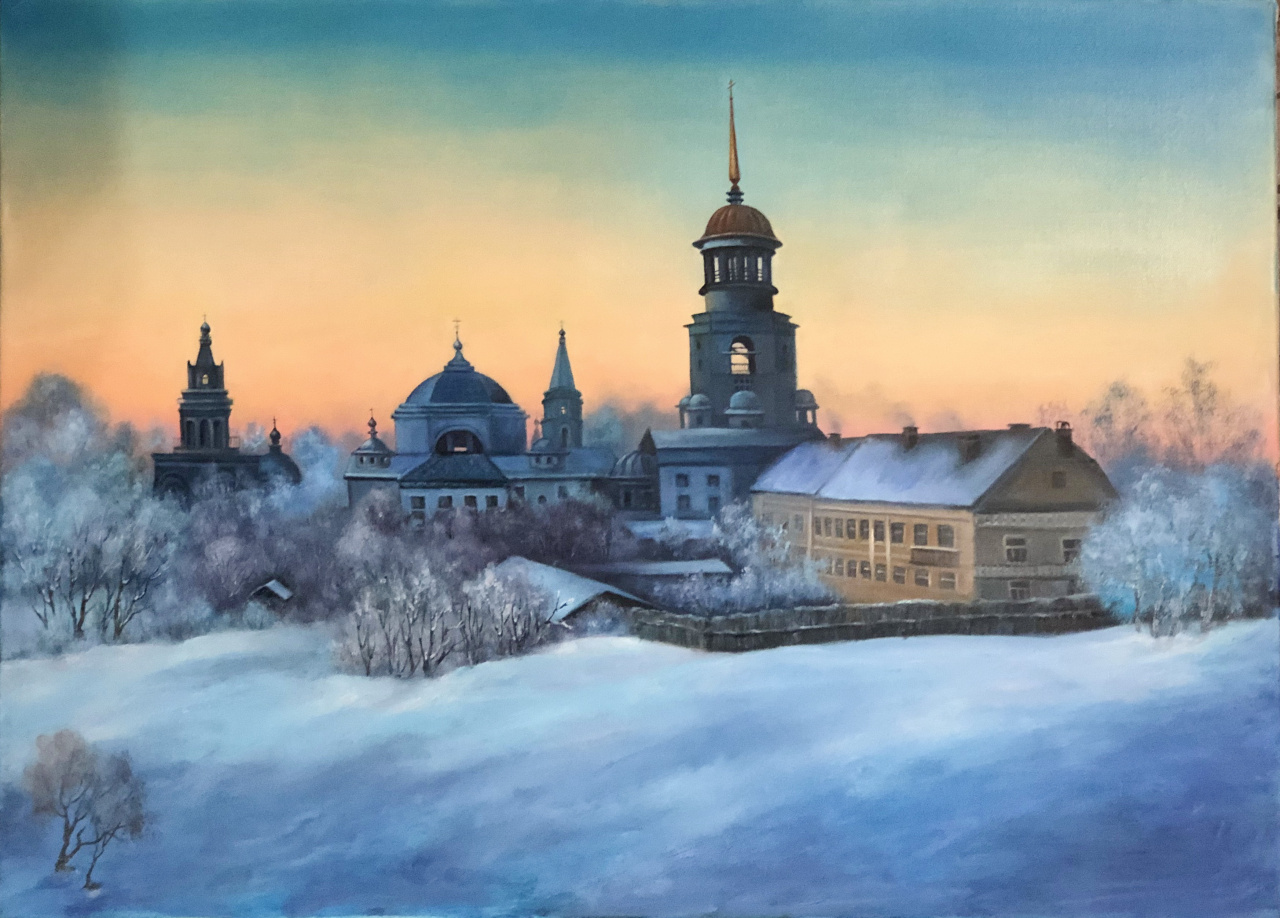 Картина Зимний восход