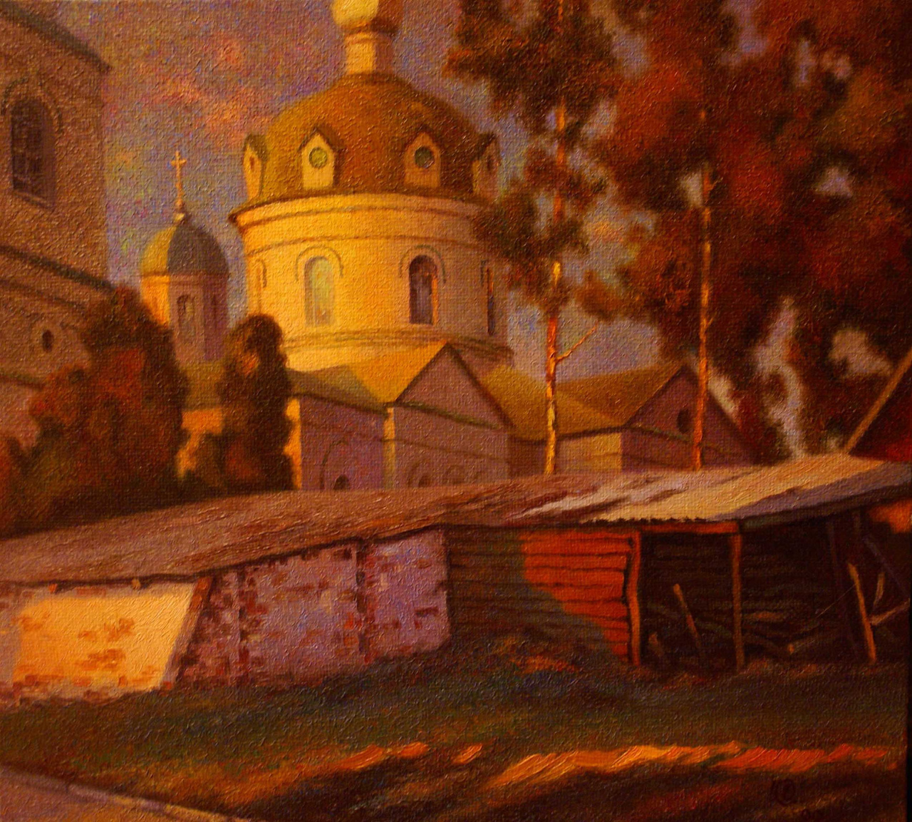 Картина Обитель. Церковь Косьмы и Домиана в д.Летово